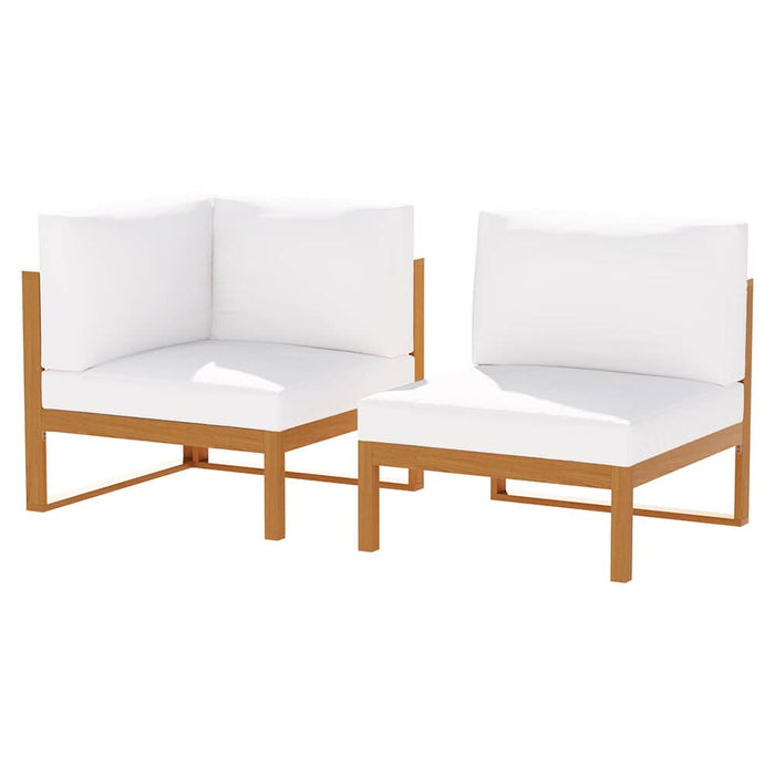 Gardeon Acacia Wood 5pcs Outdoor Sofa Set