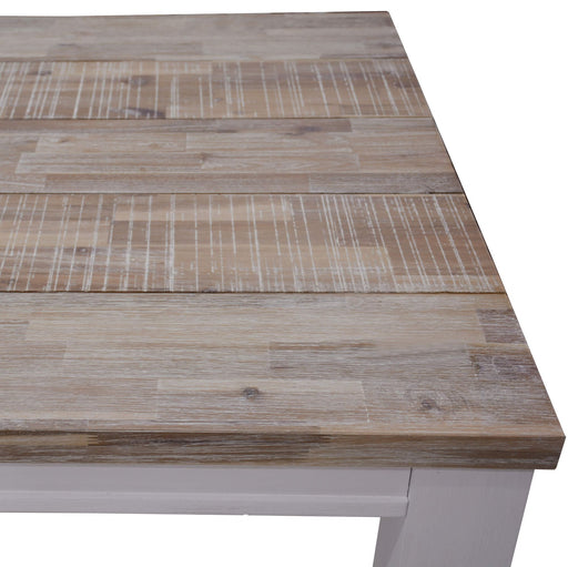 The Corner of the Plumeria Solid Acacia Wood Dining Table