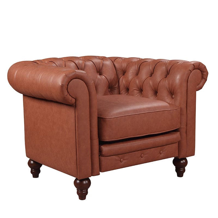 Single Seater Brown Sofa Armchair