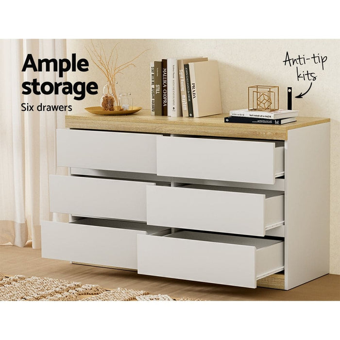 Artiss 6 Chest of Drawers Cabinet Dresser