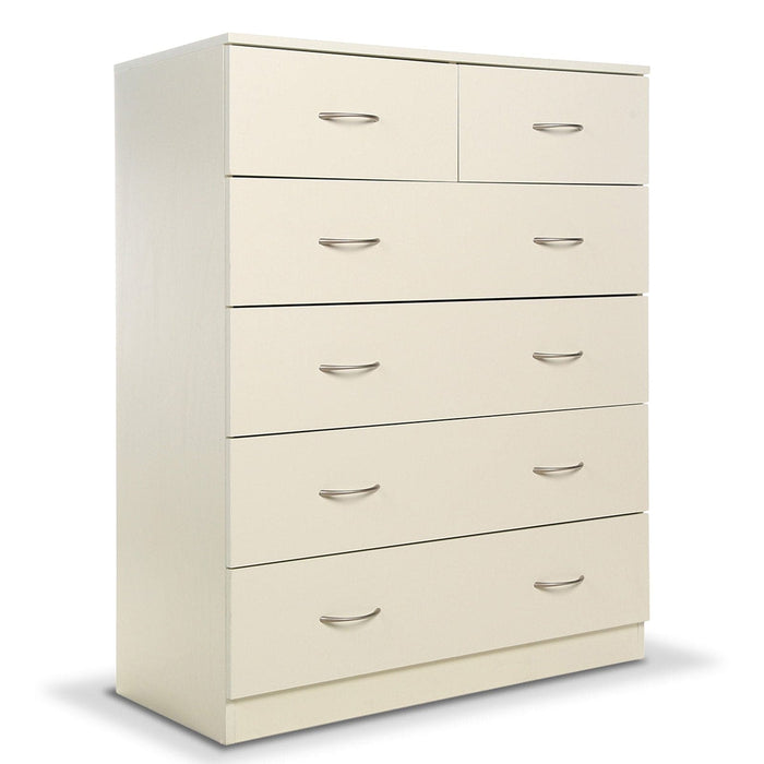 Sarantino Tallboy Dresser 6 Chest Of Drawers