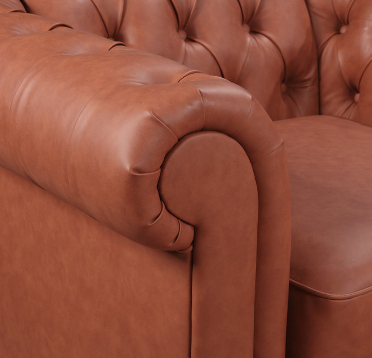 Single Seater Brown Sofa Armchair