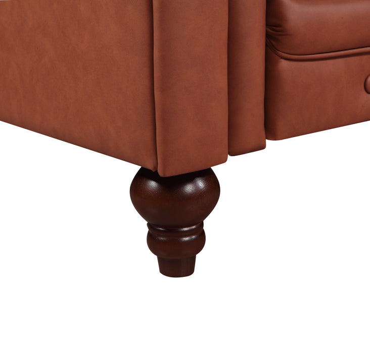 Single Seater Brown Sofa Armchair